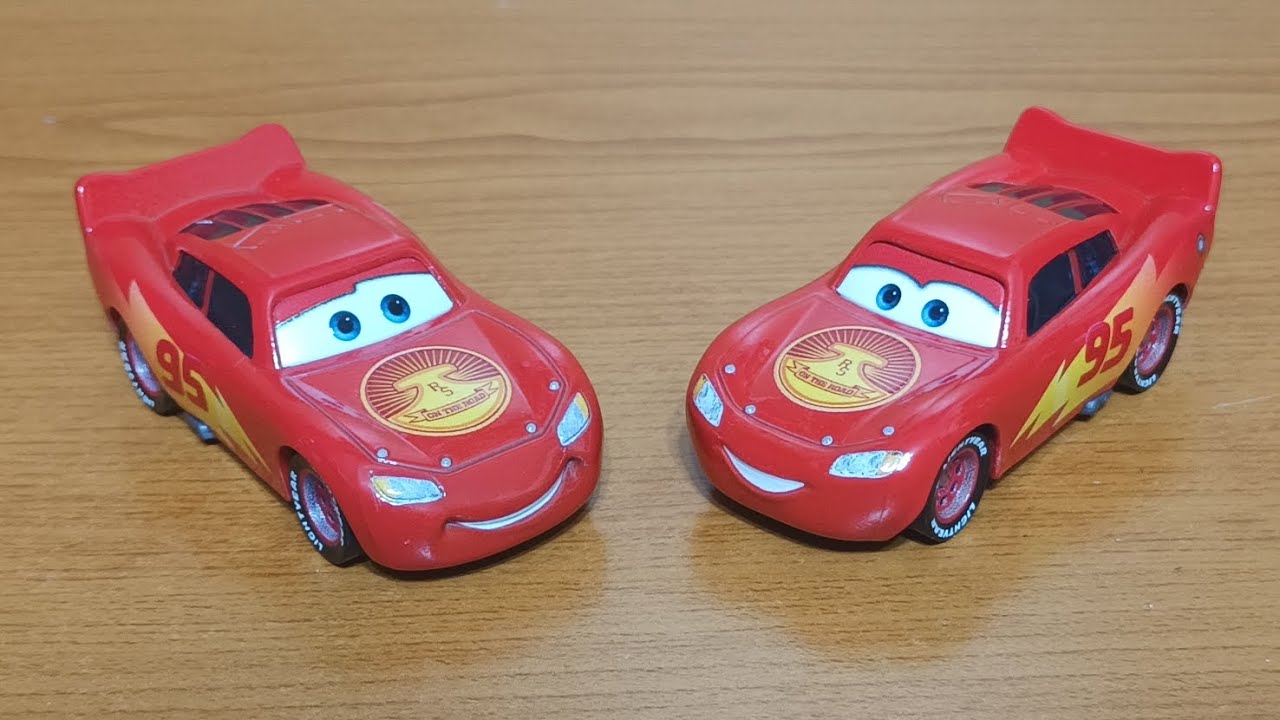 Disney Pixar Cars Road Trip Lightning Mcqueen Double Review - YouTube