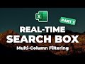 Real-Time Multi-Column Data Search Box in Excel with FILTER function [Part 2] thumbnail