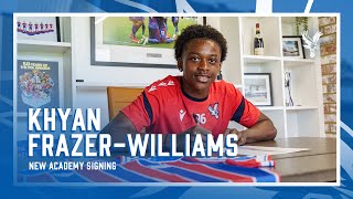 "It feels good to be at such a big club" 🦅🏆 | Khyan Frazer-Williams signs for Palace