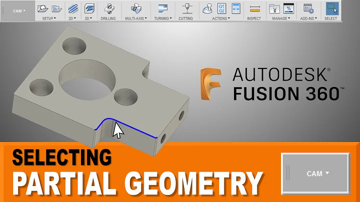Selecting Partial Contours in Fusion 360 CAM - FF116