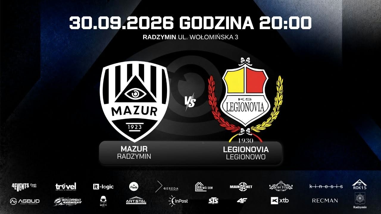 Puchar Polski 1/8 : Mazur Radzymin - Legionovia