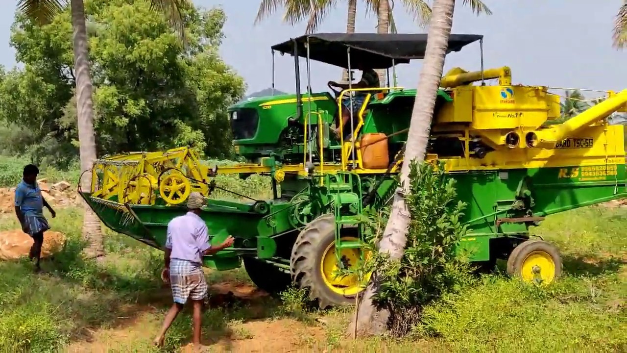 News Machinery to improve Farming in Technology for Tamilnadu Rice Cutting Machine YouTube