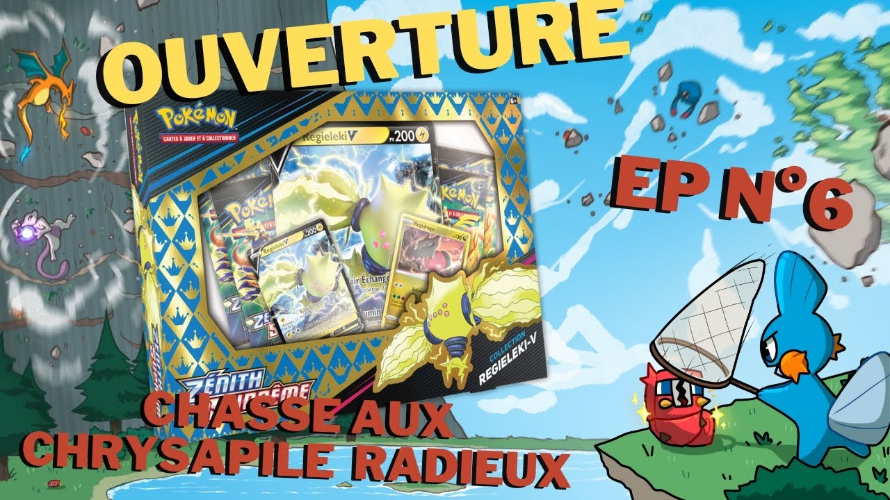 OUVERTURE chasse aux chrysapile radieux n°6 un coffret Regieleki ⚡👀