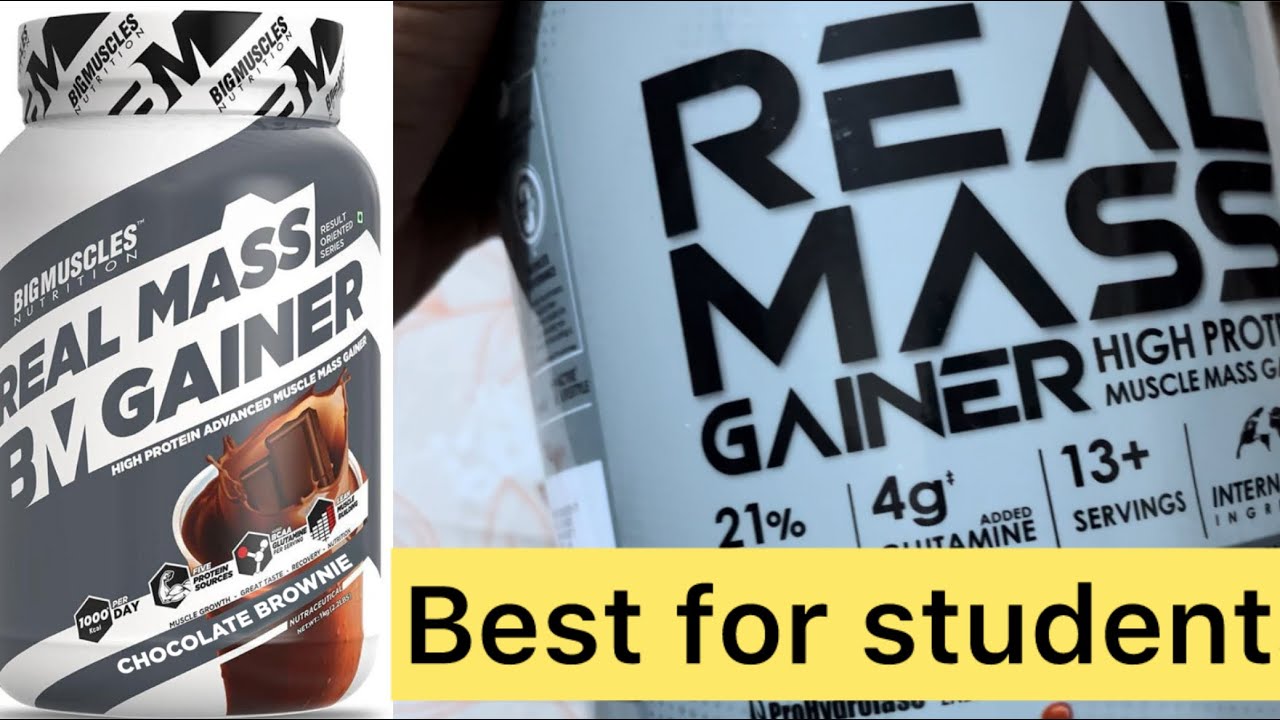 BIGMUSCLES NUTRITION Real |BCAA Glutamine weight Gainer 😍unboxing and Review 2025👍