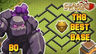 Coc Base 2018Epic Town Hall 8 Th8 Trophy Base 2018 Coc New Best Th8 Trophy Base Design
