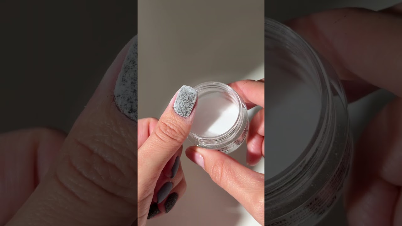 Black Out + Fossil + Crystal Clear | Glowdip Dipping Powder