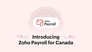 Introducing Zoho Payroll For Canada
