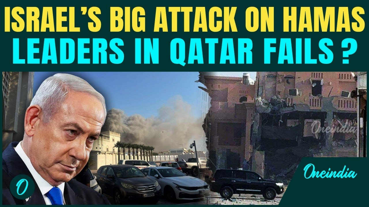 Qatar Bombing Latest: IDF Op Summit of Fire FAILS, Hamas Top Leaders Survive Israel’s DOHA Kill Bid