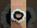 crochet scrunchie#diyprojects #shorts #hairaccessories #rubberbandmagic #easytutorial