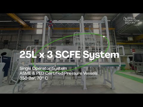Level 2 - 25 L  x 3 SCFE System | Buffalo Extraction Systems - video from Buffalo Extraction Systems