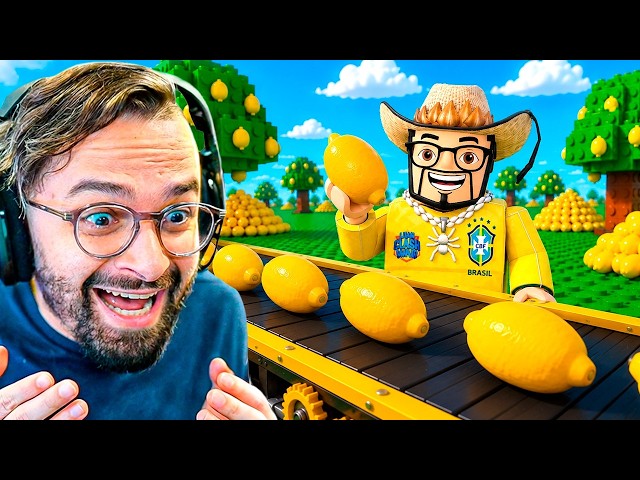 GASTEI 9.999.999 NO ROBLOX E CRIEI UM IMPÉRIO DE LIMÕES 🍋