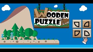 Wooden Puzzle - Best Brain Game - Drag, Drop Blocks Game play video screenshot 4