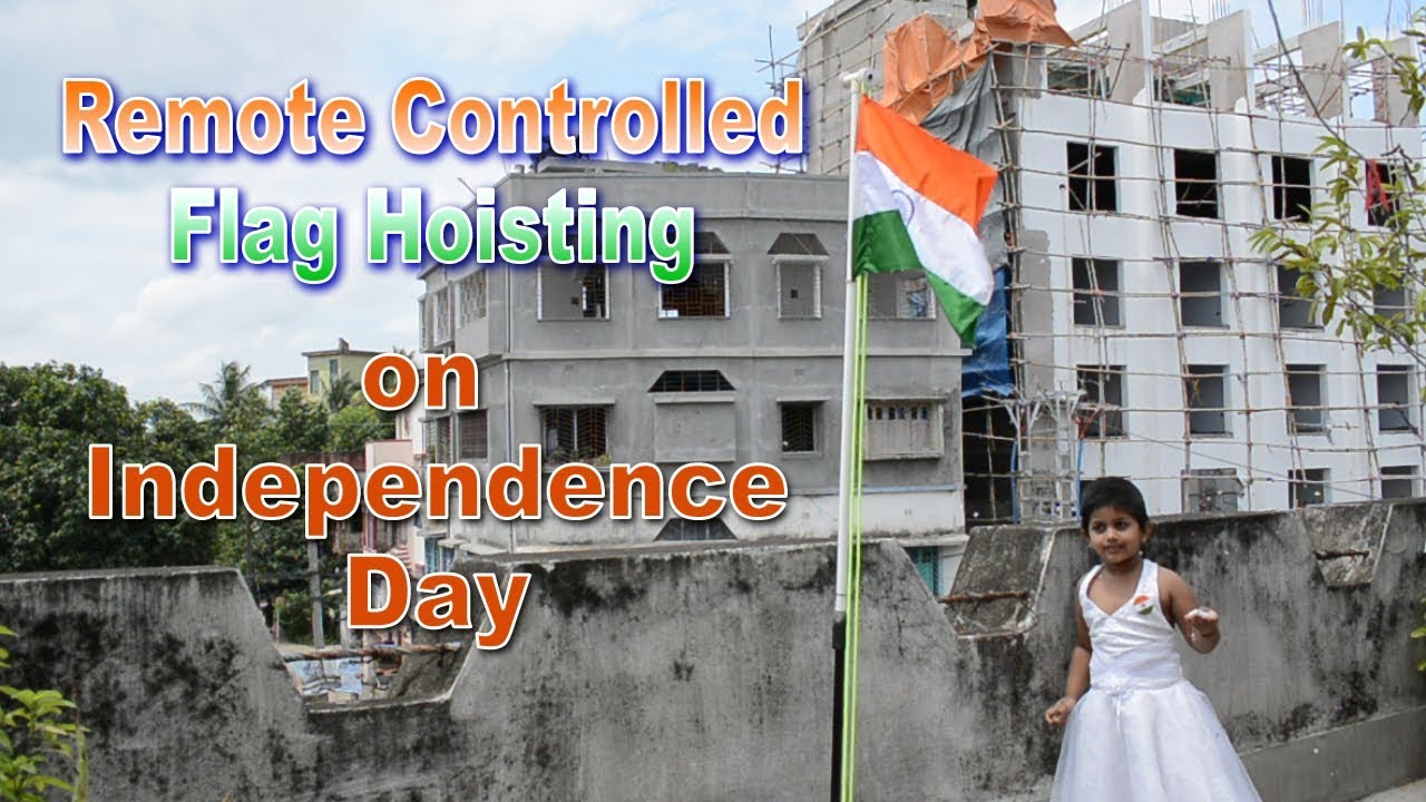 Remote Controlled Hi-tech Flag Hoisting on 15th August Independence Day With Indian National Anthem