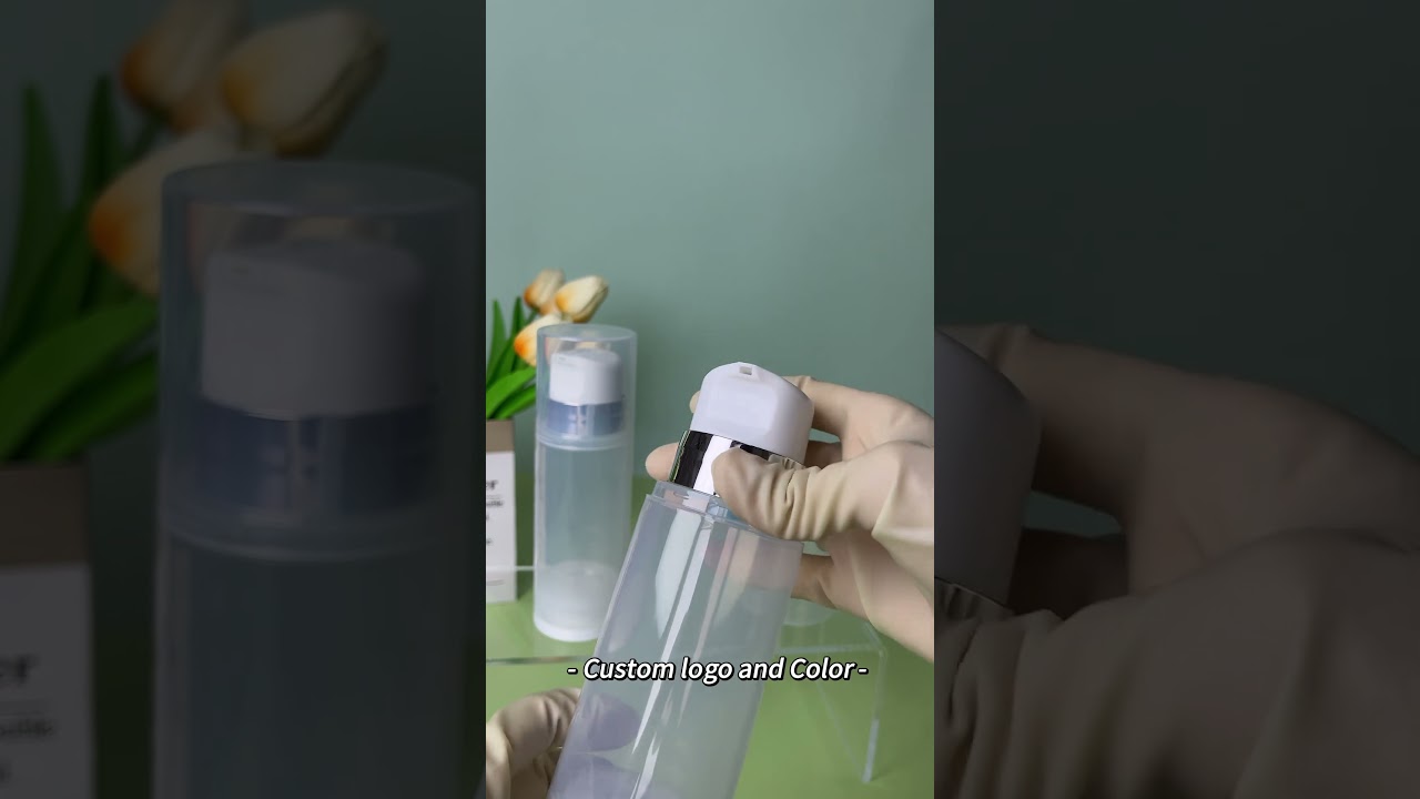 Big Capacity 200ml Refillable Plastic PP Airless Pump Bottle