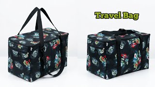 जल्दी से बना लो 😍 travel bag cutting and stitching / travel bag banane ka tarika / diy
