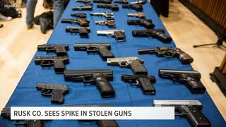 Rusk Co Rise of Gun Thefts