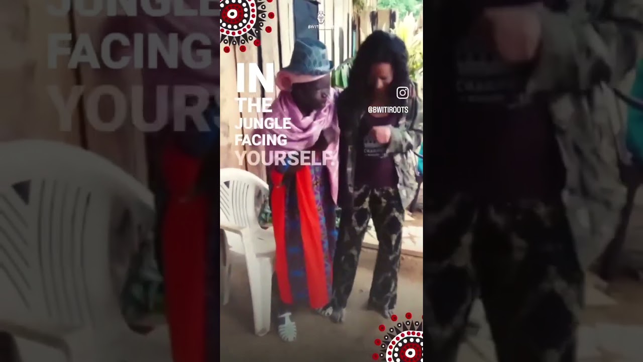 The end of a Bwiti Initiation ceremony in Gabon 