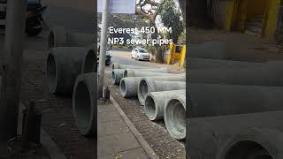 Everest 450 mm NP3 sewer pipe line works#pipes