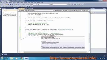 C# GUI TUTORIAL #13 (ADD, UPDATE, DELETE) - How To Display Datagridview Selected Row On TextBox