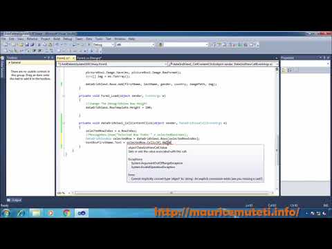 C# GUI TUTORIAL #13 (ADD, UPDATE, DELETE) - How To Display Datagridview Selected Row On TextBox