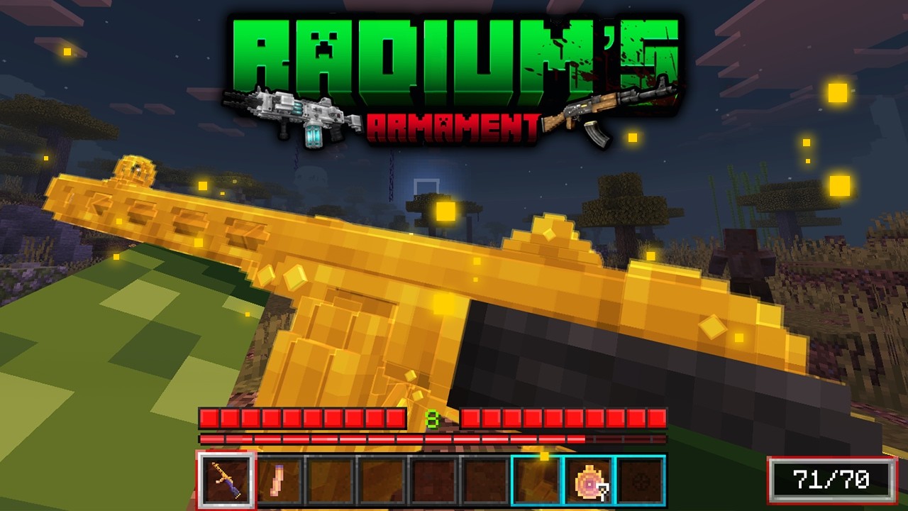 RADIUM'S ARMAMENT ADDON: Epic 3D Guns & Zombies in Minecraft Bedrock Edition!