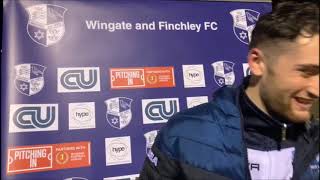 WingateTV - FA Trophy Q3. Fergal Hale-Brown post Coggeshall Town Away (FT: 1-1, 0-3 Win on pens)