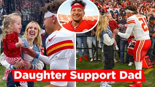 Patrick Mahomes Daughter Sterling Showing Her Support For Her NFL Star Dad