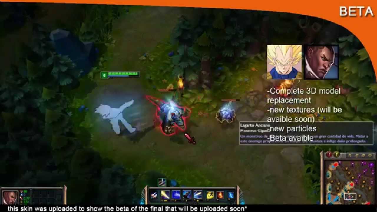 Vegeta The Purifier Lucian Skin 3d Replacement