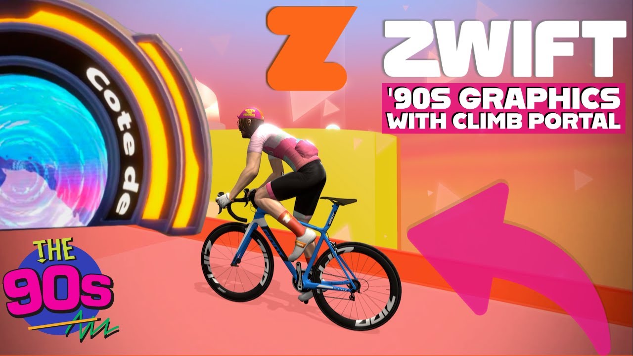 Zwift Switch To 90s Graphics With NEW Climb Portal Feature YouTube