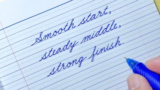 Cursive Writing Quote 128 Cursive Handwriting Practice Cursive Writing a to z Cursive abcd