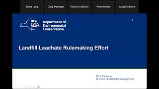 Landfill Leachate Rulemaking Stakeholder Meeting