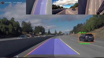 Vehicle & Lane Detection and Tracking - challenge video using YOLO3
