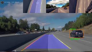 Vehicle & Lane Detection and Tracking - challenge video using YOLO3