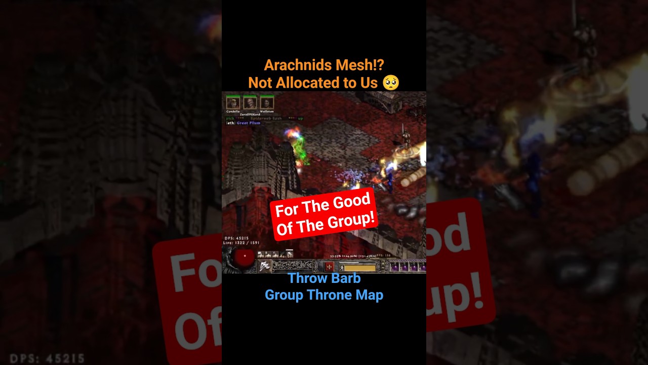 PAIN. 💔 Arachnid's Mesh Drops... But NOT For Me! - PD2 S12: SUFFERING 