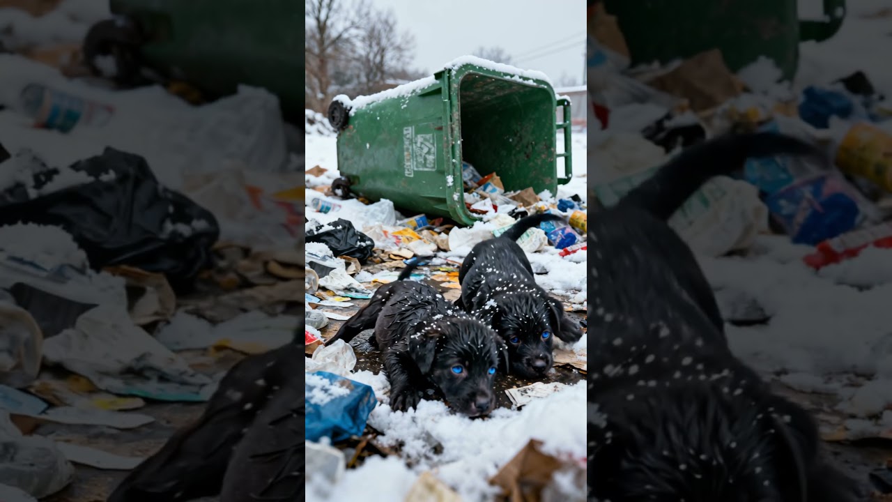 “Abandoned Just Because They’re Black 😢 | Emotional Puppy Story