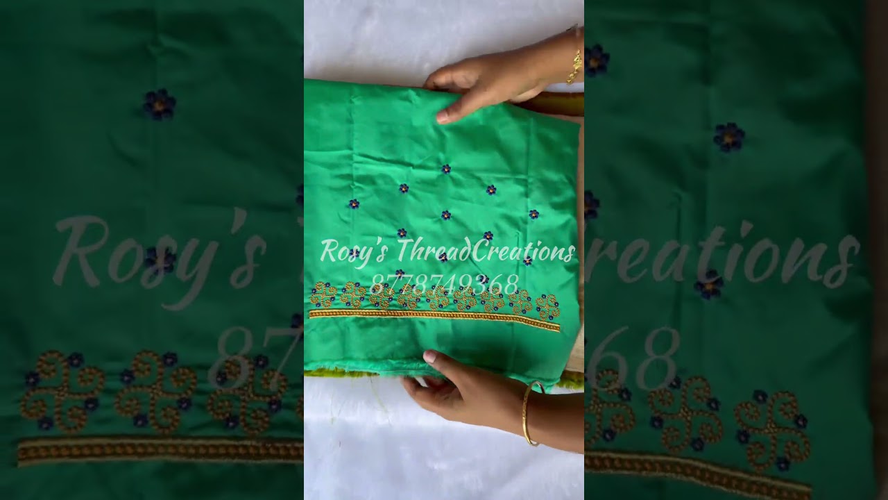 Thread work blouse ✨ 