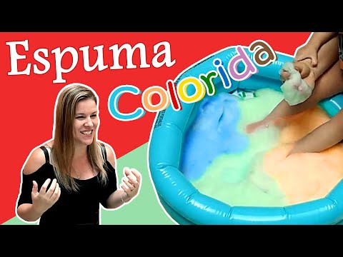 Vídeo: Como Fazer Espuma Colorida