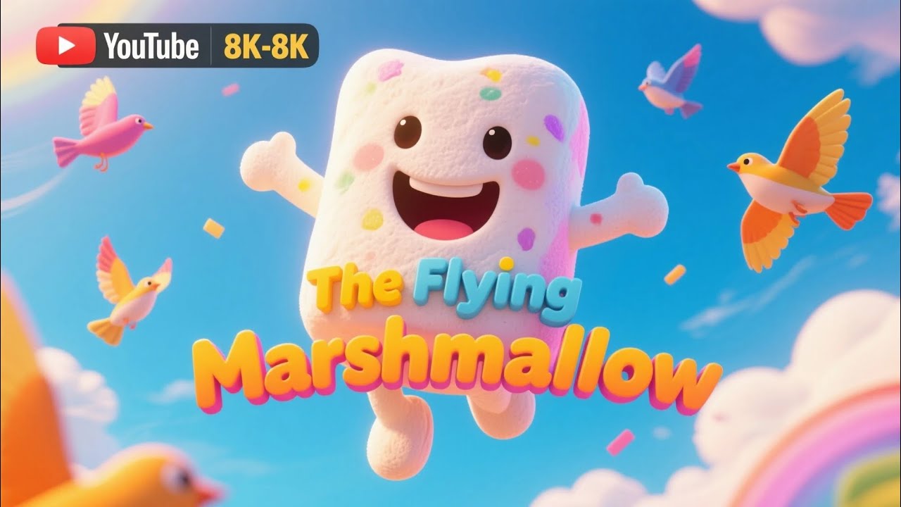 Flying mashmallow in the sky
