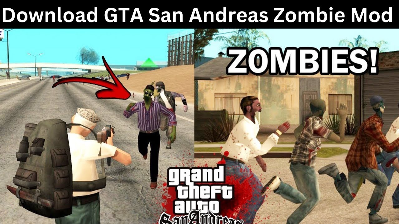How To Install GTA San Andreas Zombie Mod Link In Description YouTube 