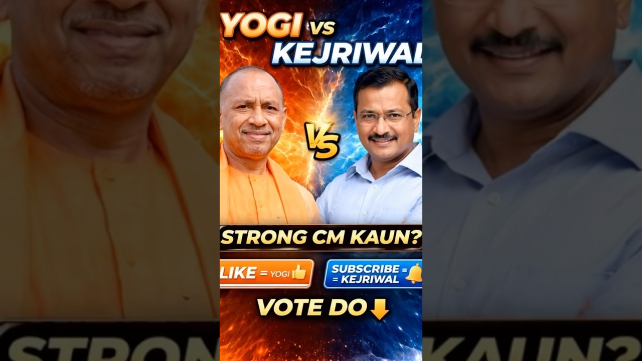 Do Chief Ministers, One Choice!Yogi vs Kejriwal – Aap Kis Ke Saath Ho? 