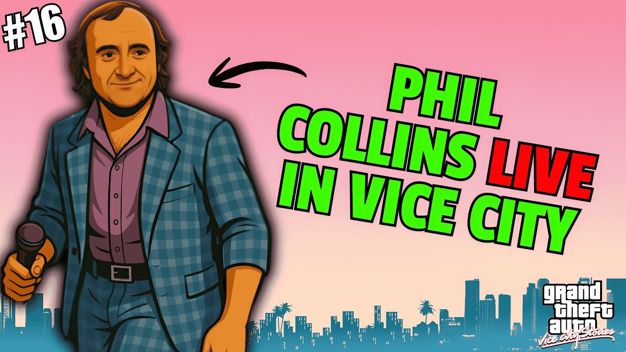 GTA Vice City Stories | Фил Коллинз выступает в Вайс-Сити! | Без комментариев