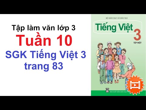Video Tập làm văn lớp 3 tuần 10 - SGK Tiếng Việt lớp 3 trang... - youtube