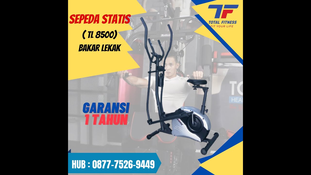 Sepeda elliptical bike TL8500 ( 2 Cara bakar lemak diet )