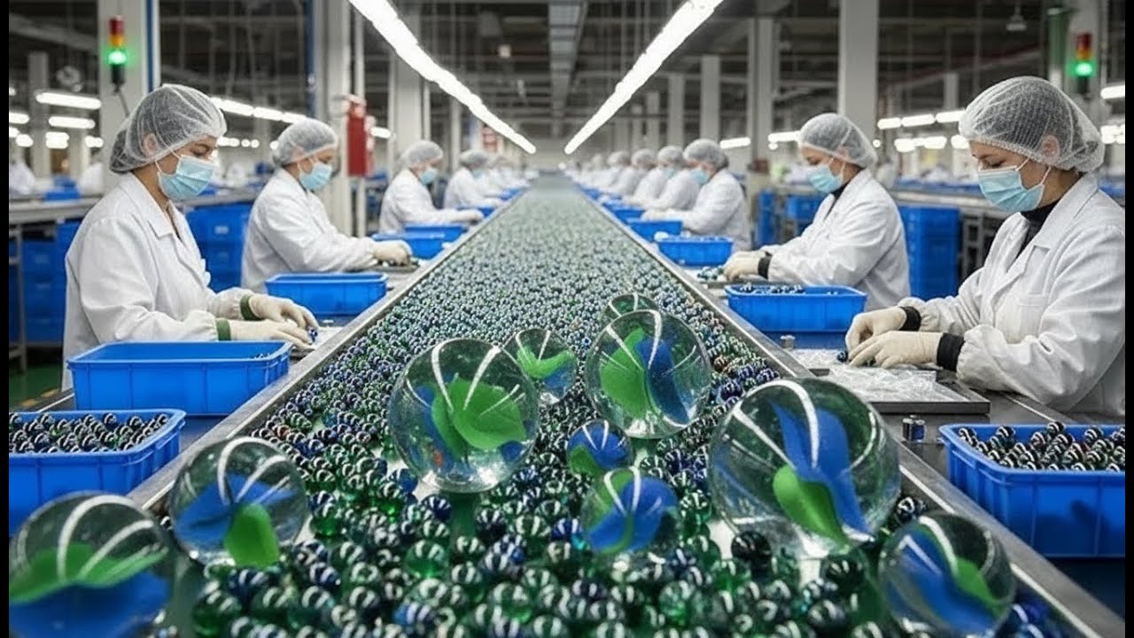 How Are Playing Marbles Made Inside a Factory? (Full Process) 
