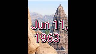 #2 Jun 11 in history. #dailyhistory