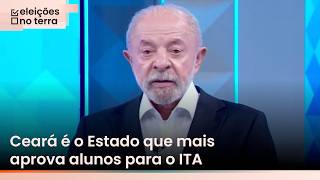 True: Lula said that Ceará is the state that approves the most students for ITA