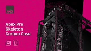Explore the NEW Alphacool Apex Pro Skeleton Carbon Case