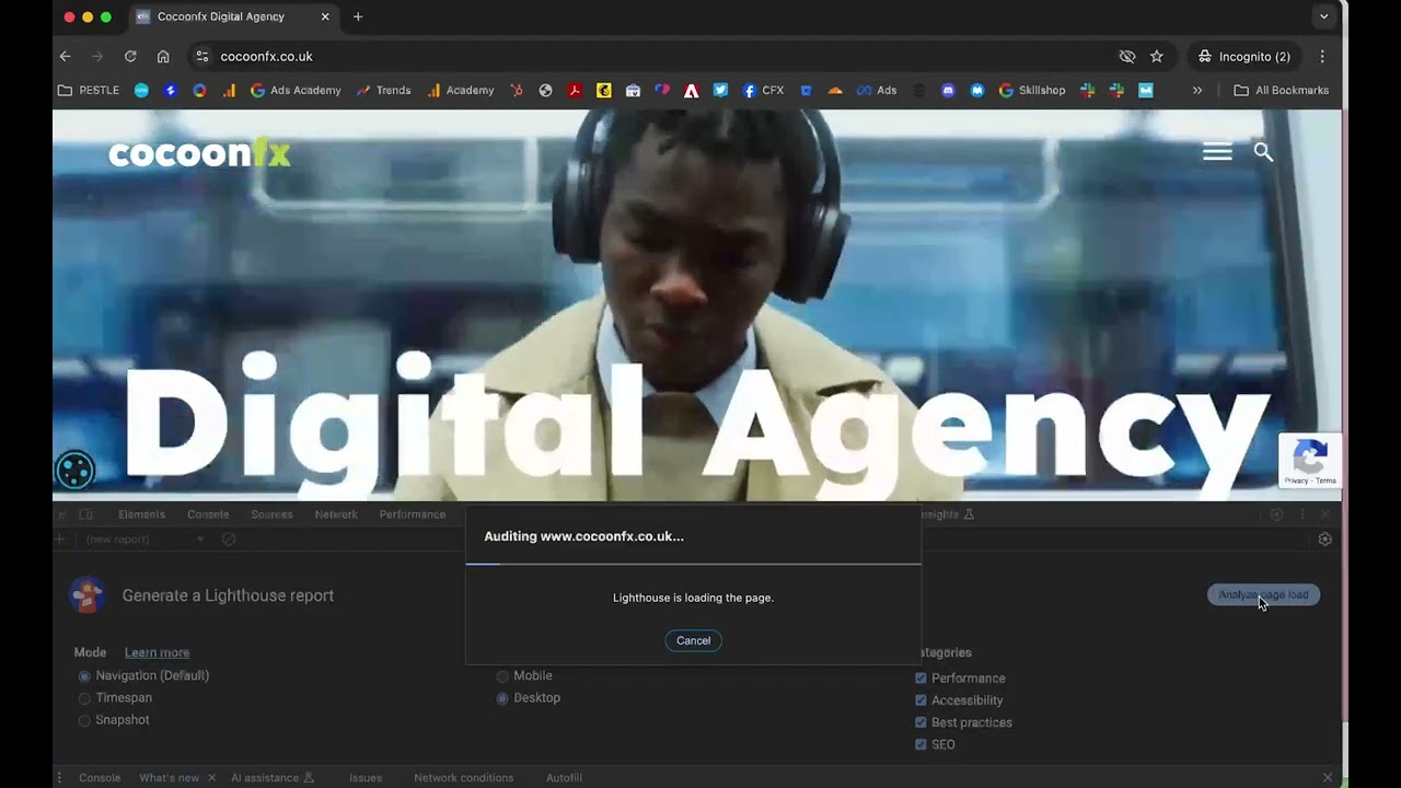How to access and use Google Lighthouse