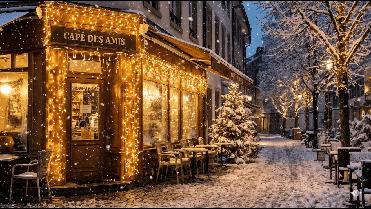 Christmas Ambient Slowburn — 4K Fireplace & Silent Holiday Drift(NO ADS)