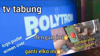 Polytron tube TV image faded/#too bright @mangtatautakatik